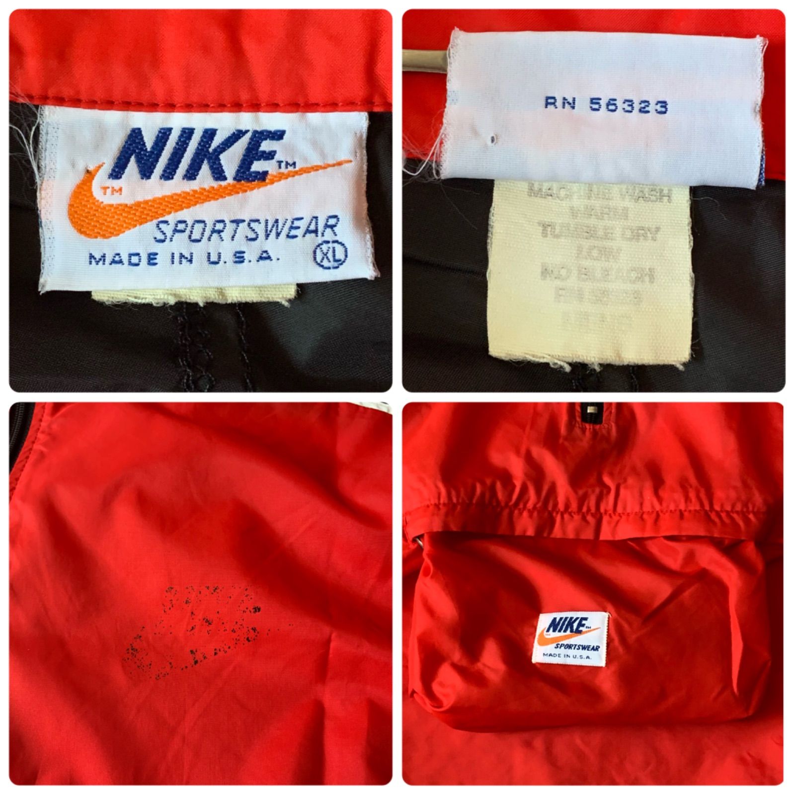 70-80s NIKE Half Zip Packable Nylon Jacket ナイキ ハーフ 70-80s NIKE Half Zip Packable Nylon Jacket ナイキ ハーフ