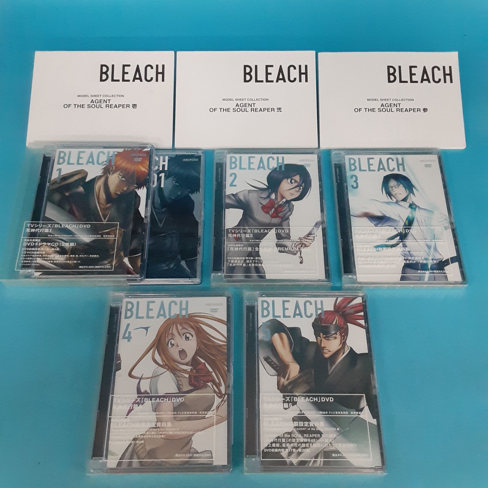 BLEACH 第1章 死神代行篇 テレビシリーズ 初回版 全5巻セット ブリーチ アニメ DVD ディスク (05-2024-1021-NA-001)  - メルカリ