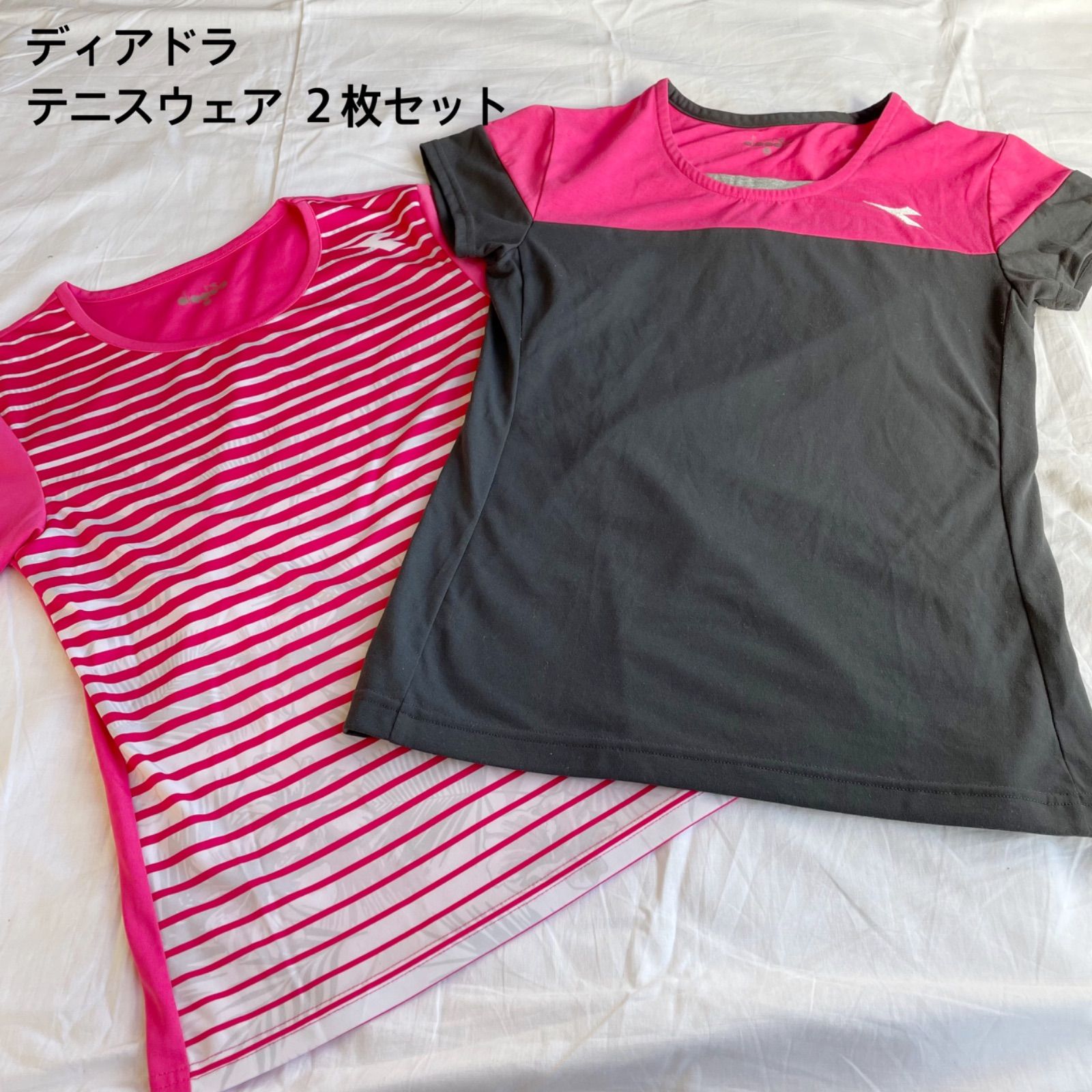 Diadora ディアドラ テニスウェア まとめ売り 2枚セット テニスウェアハウス メルカリ