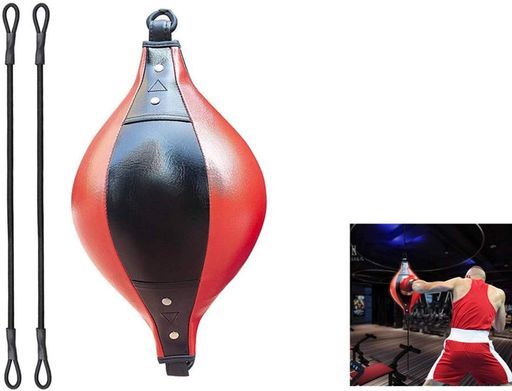 CMLLINGスピードパンチバッグレザースピードボールハンギング