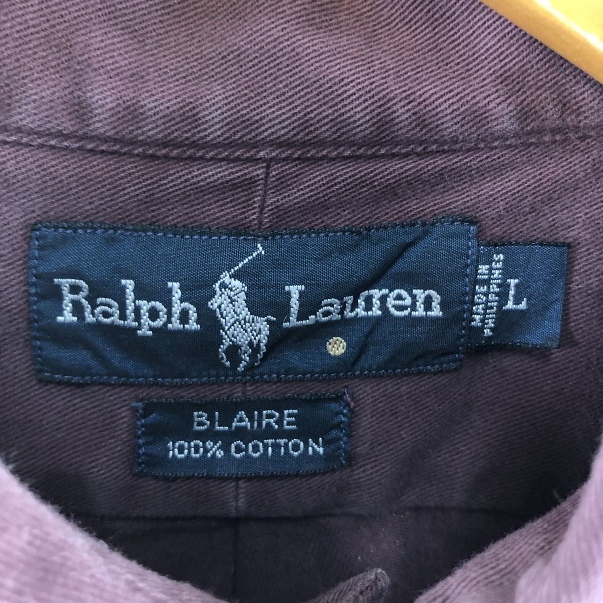 古着 ラルフローレン Ralph Lauren BLAIRE 長袖 ボタンダウンシャツ  