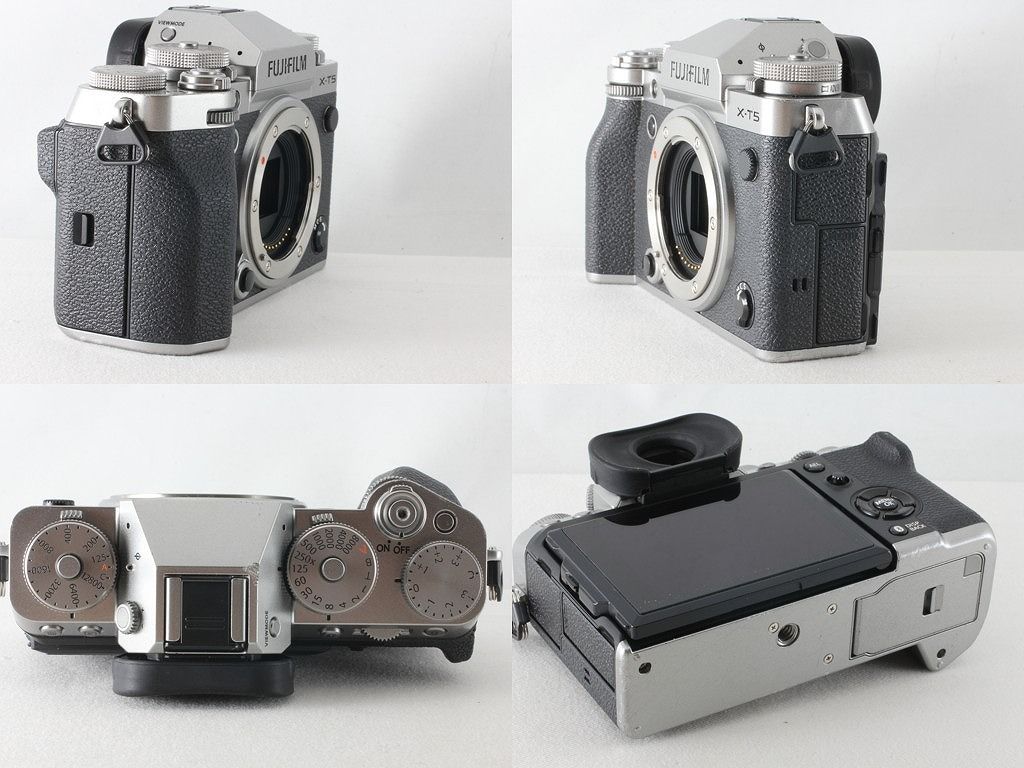 フジフィルム X-T 5 ボディ シルバー 完備 元箱 48632 ミラーレス一眼 デジタルカメラ