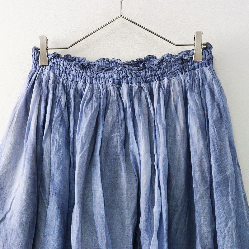 インドピグメントダイイージーギャザースカート F｜