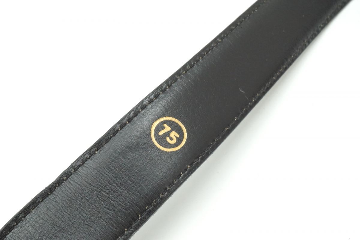 ロエベ ヴィンテージ 75(約M～L) バックル ベルト アナグラム