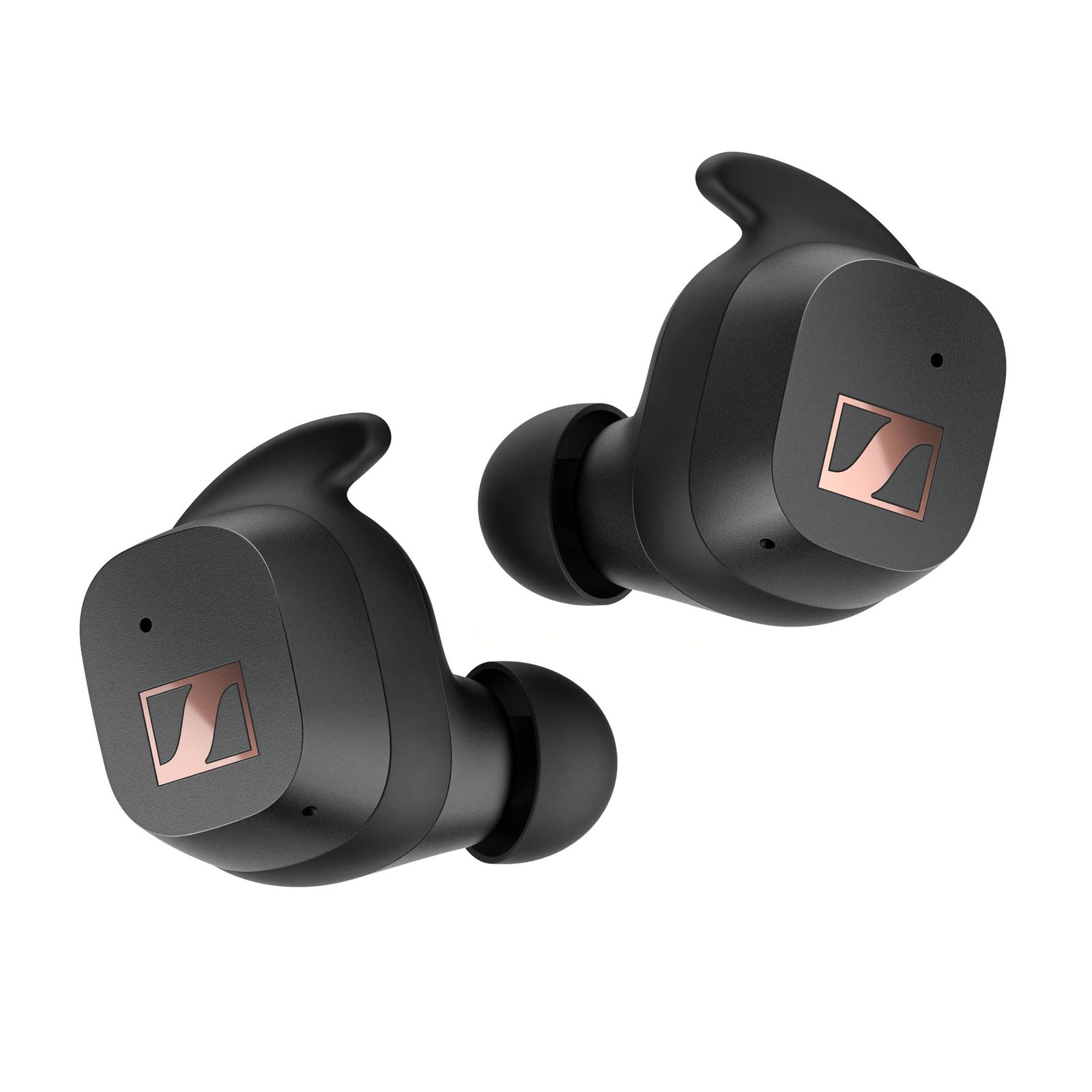 ゼンハイザー Sennheiser ワイヤレスイヤホン bluetooth SPORT True Wireless ブラック 自社開発高性能ダイナミックドライバー IP54 防塵 防滴 装着感 遮音性 アダプタブルアコースティック 27時間再生 途切れにく