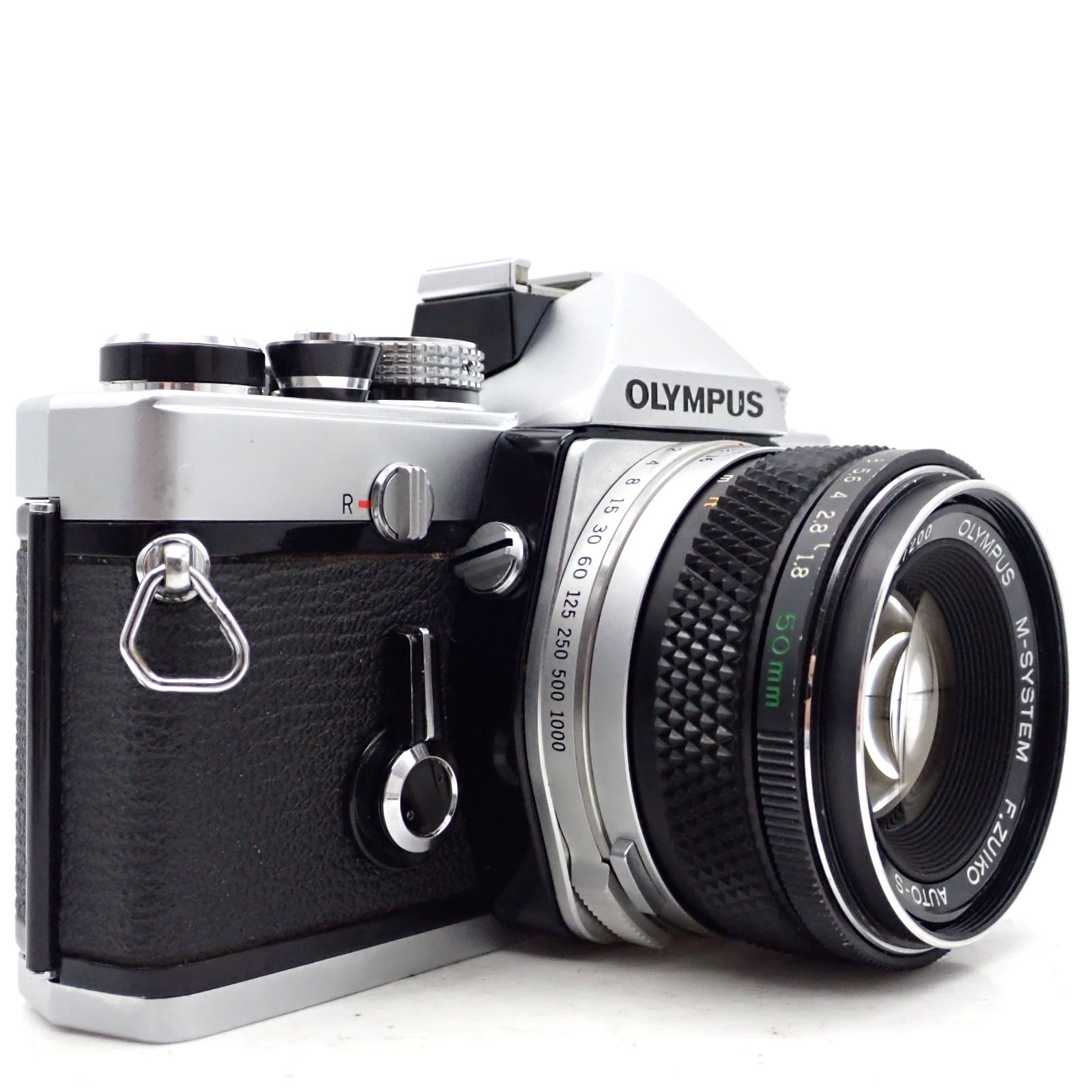 ★ OLYMPUS M-1 + ★ \"M-SYSTEM\" 標準レンズ 50mm 美品 初代Mセット OLYMPUS M-1 一眼レフフィルムカメラ M-SYSTEM