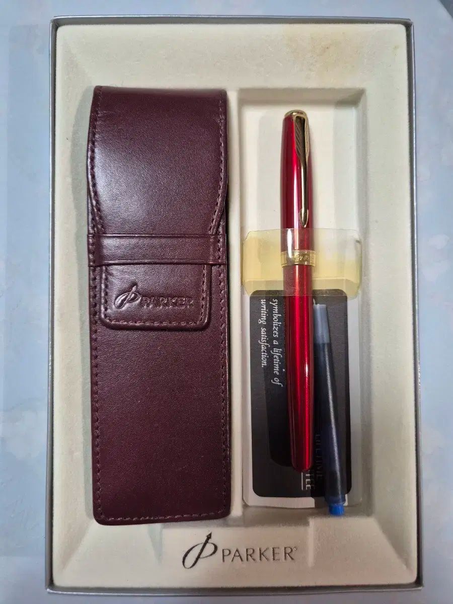 パーカー (PARKER) ニューソネット 赤 GT 18K 未使用 万年筆 P ー 45