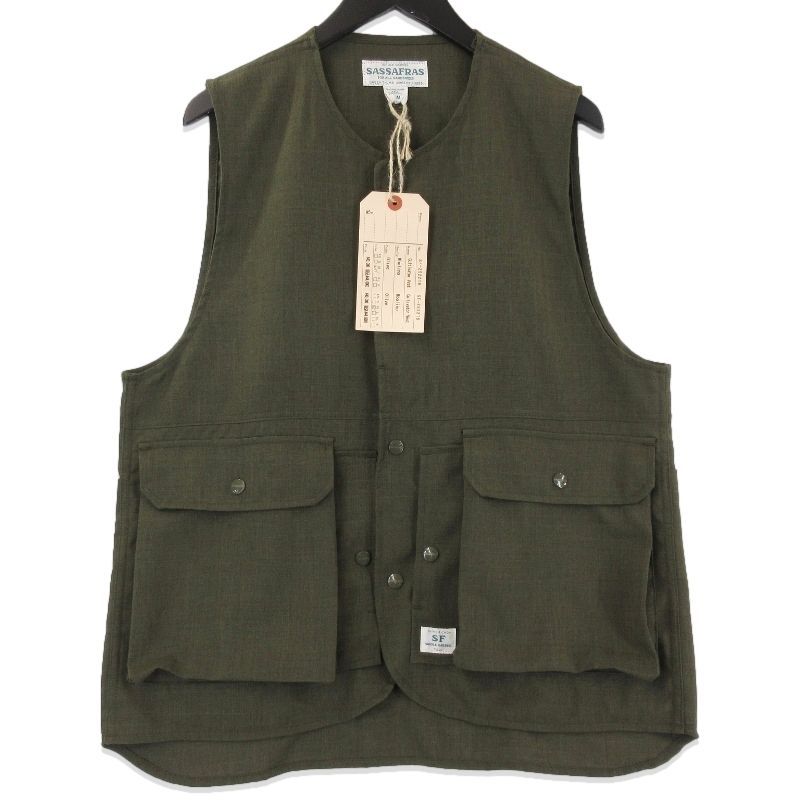 未使用 SASSAFRAS ササフラス カルチベーターベスト SF-252218