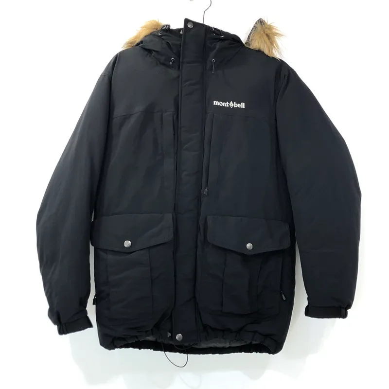 【極美品XL】モンベル ローガンダウンパーカー ダウンジャケット 黒 ブラック 極美品XL】モンベル ローガンダウンパーカー ダウンジャケット 黒