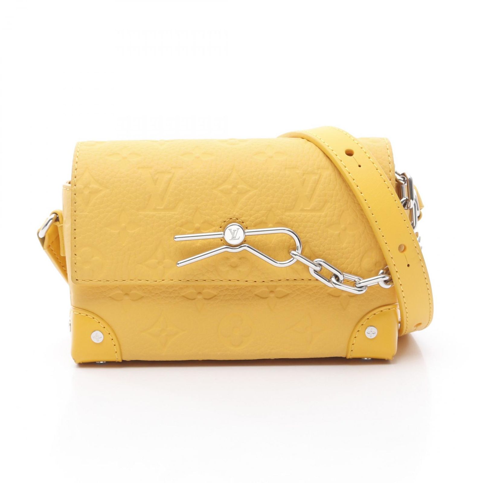 ルイ ヴィトン LOUIS VUITTON ショルダーバッグ スティーマー ウェアラブル ウォレット M82917 ジョーヌ レザー スティーマー ウェアラブル ウォレット メンズ Used A