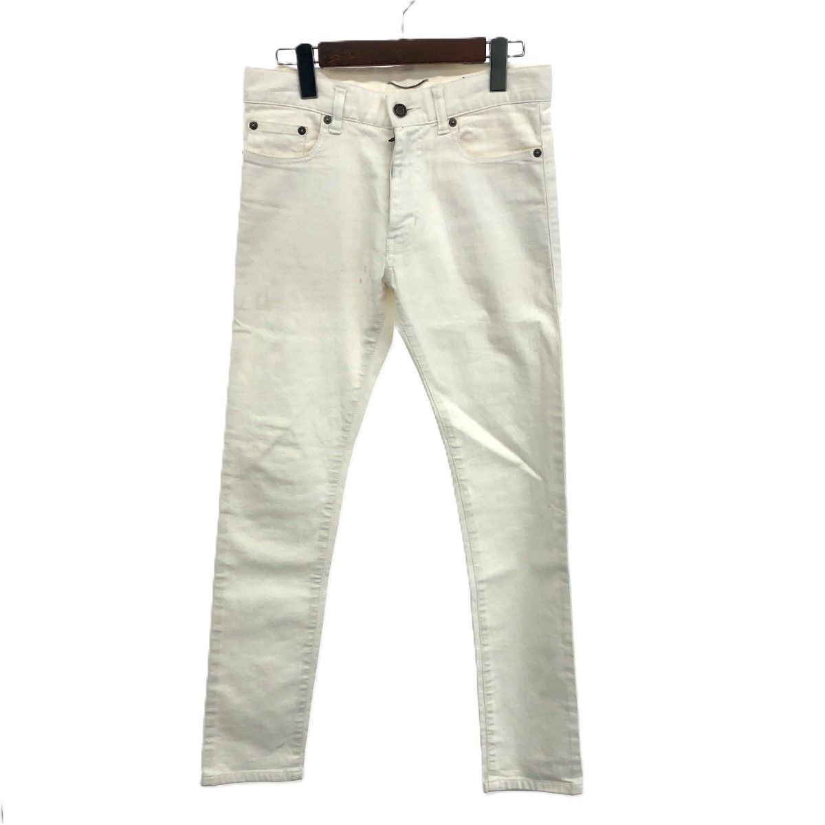 SAINT LAURENT PARIS サンローランパリ デニム パンツ サイズ:28 315401 ホワイト  メンズ 　240001113816