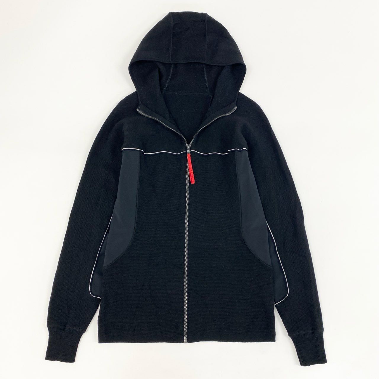 PRADA SPORTS】ニット切替ナイロンジャケット