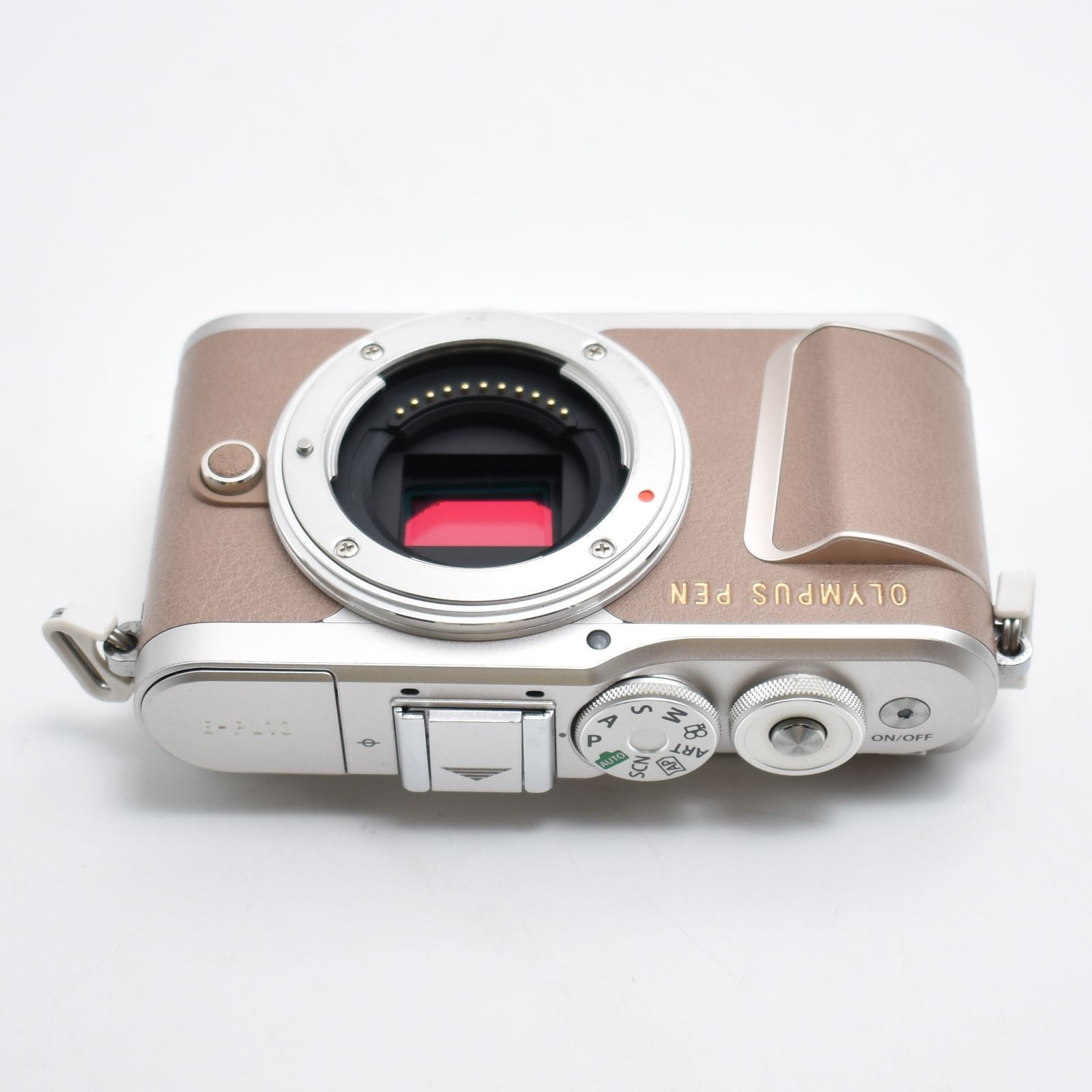 OLYMPUS ミラーレス一眼 PEN E-PL10ダブルズームキット ブラウン