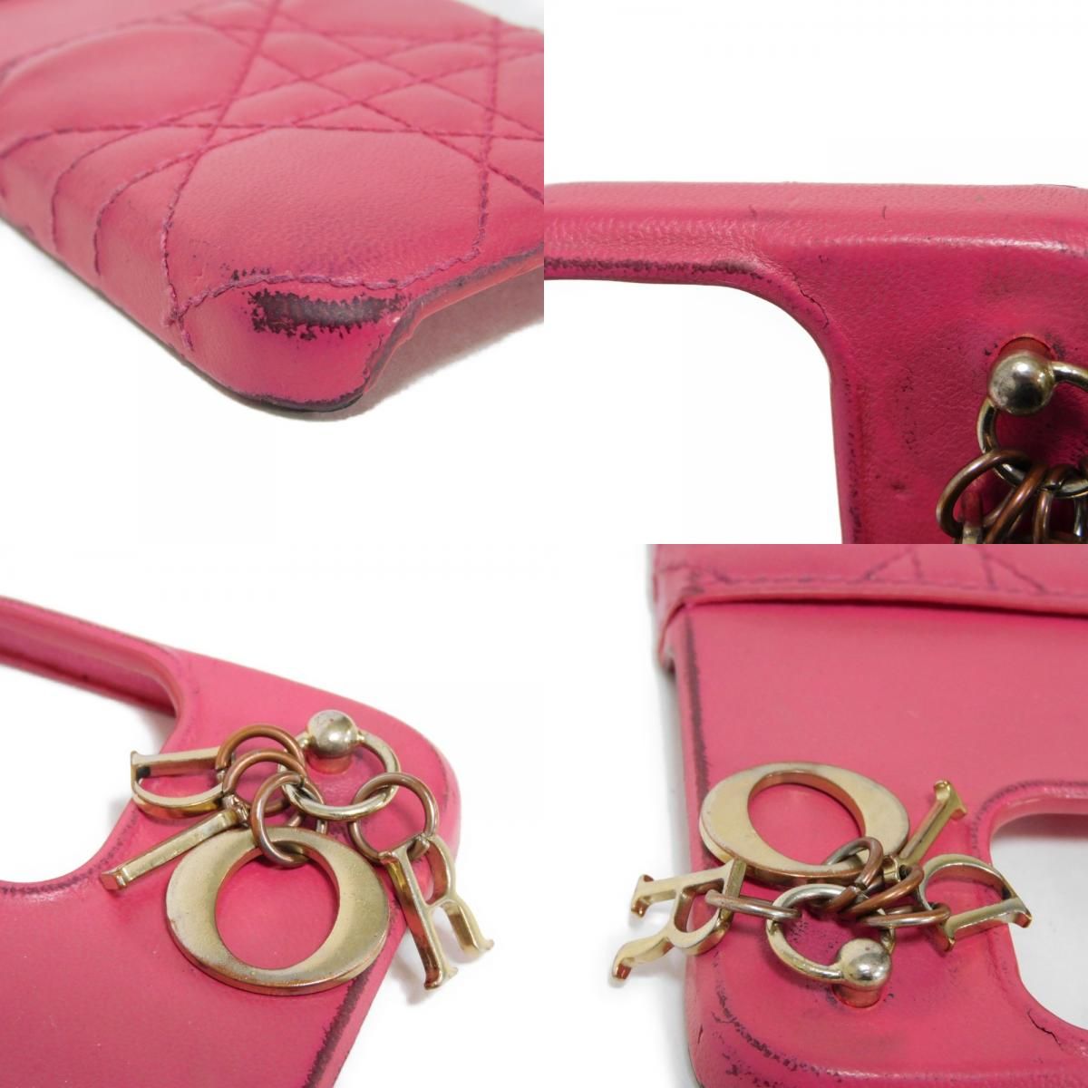Dior ディオール LADY DIOR iPhone 13 PRO ケース ロゴチャーム