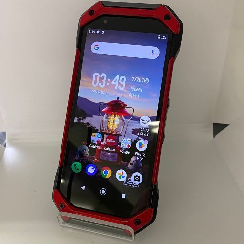 ☆【中古品】au TORQUE 5G (限定モデル) KYG01 レッド SIMロック解除済