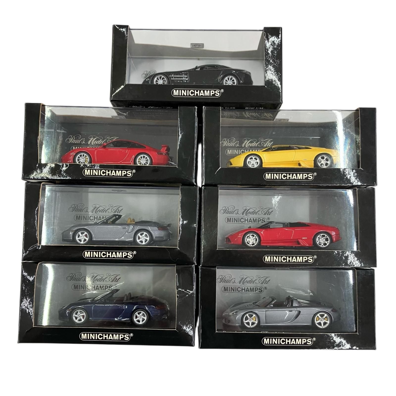 【3台セット】ミニチャンプス　ポルシェ　ランボルギーニ　1/43 3台セット】ミニチャンプス ポルシェ ランボルギーニ 1/43