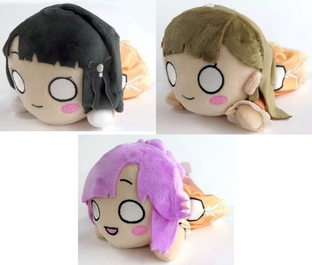 中古】ぬいぐるみ 全3種セット 寝そべりぬいぐるみ～Bloom the