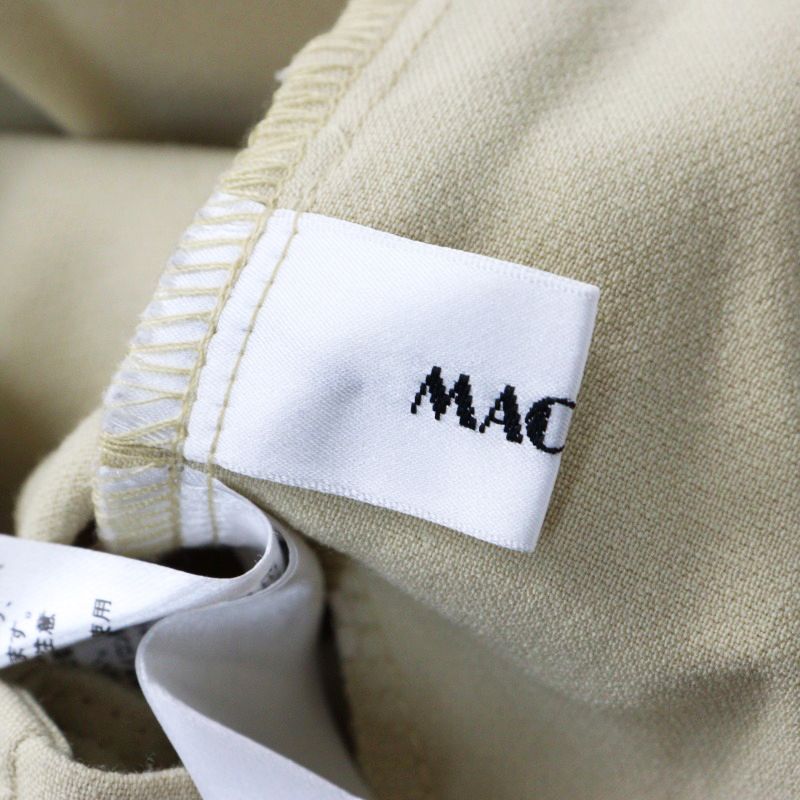 美品 2021SS マチャット MACHATT タックテーパードパンツ