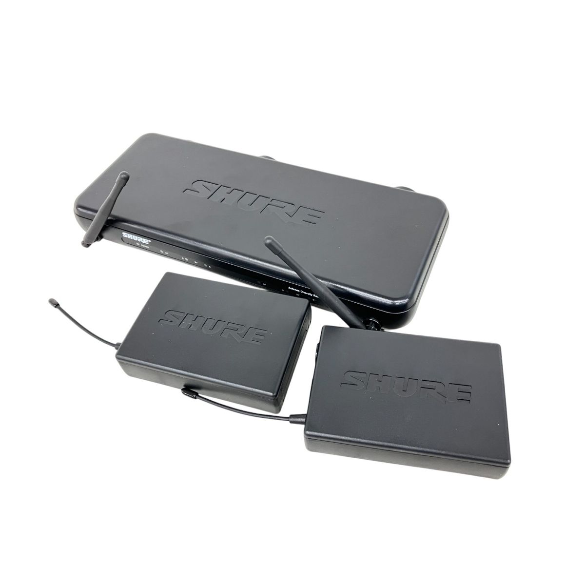 SHURE SVX88 SVX1×2個 JB1 806-810 MHz 送信機 受信機 ラベリアマイクセット ジャンク K10056771