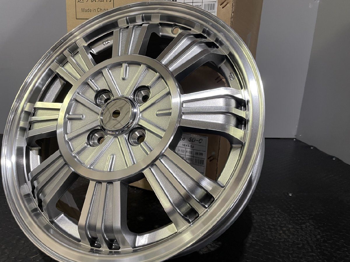 【新品】BLEST BeatStage SD-C ブレスト ビートステージ 16インチ 4本 5J4HPCD100+45 シルバー ハスラー イグニス ソリオ等　(MHZ367) クレジットカード QRコード決済可能 新品】BLEST BeatStage SD-C ブレスト ビートステージ 16インチ 4本