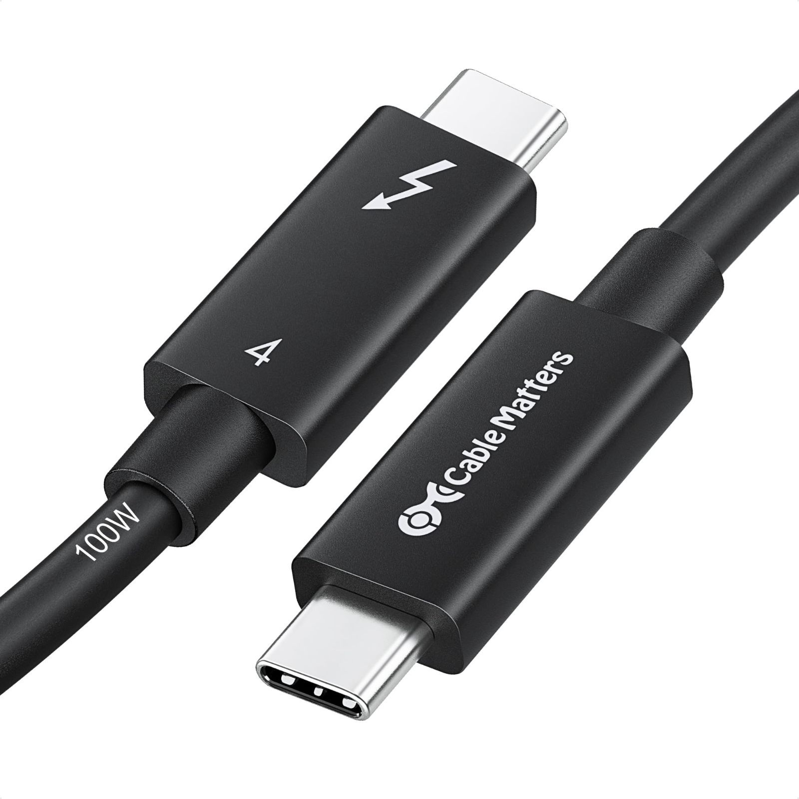 【人気商品】40Gbps Thunderbolt Thunderbolt 4 ケーブル 2m Matters Active サンダーボルト 4 認証取得】Cable ケーブル 100W充電 8Kビデオ 【Intel USB4/Thunderbolt 3/USB