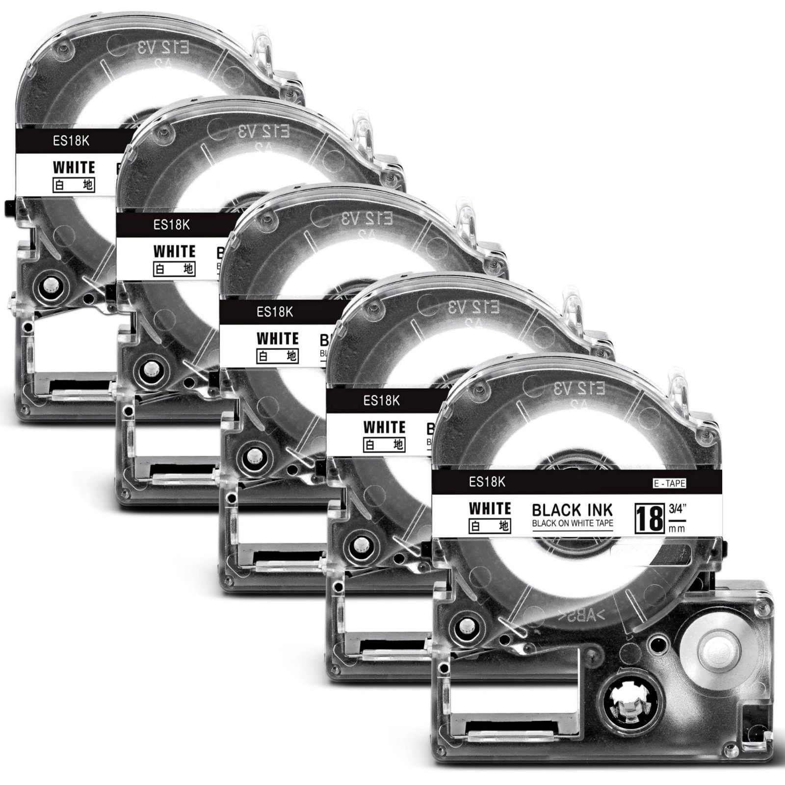 新着商品】Tepra ストア テプラ (SS18K) Kingjim 白 黒文字 キングジム