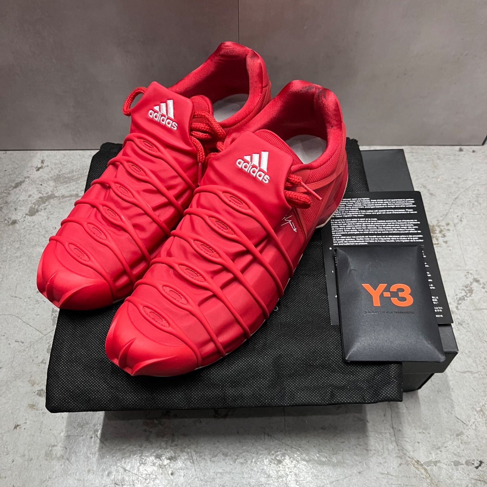 参考上代44000円 adidas Y-3 Yohji Yamamoto Yuuto Yohji Red ユウト 