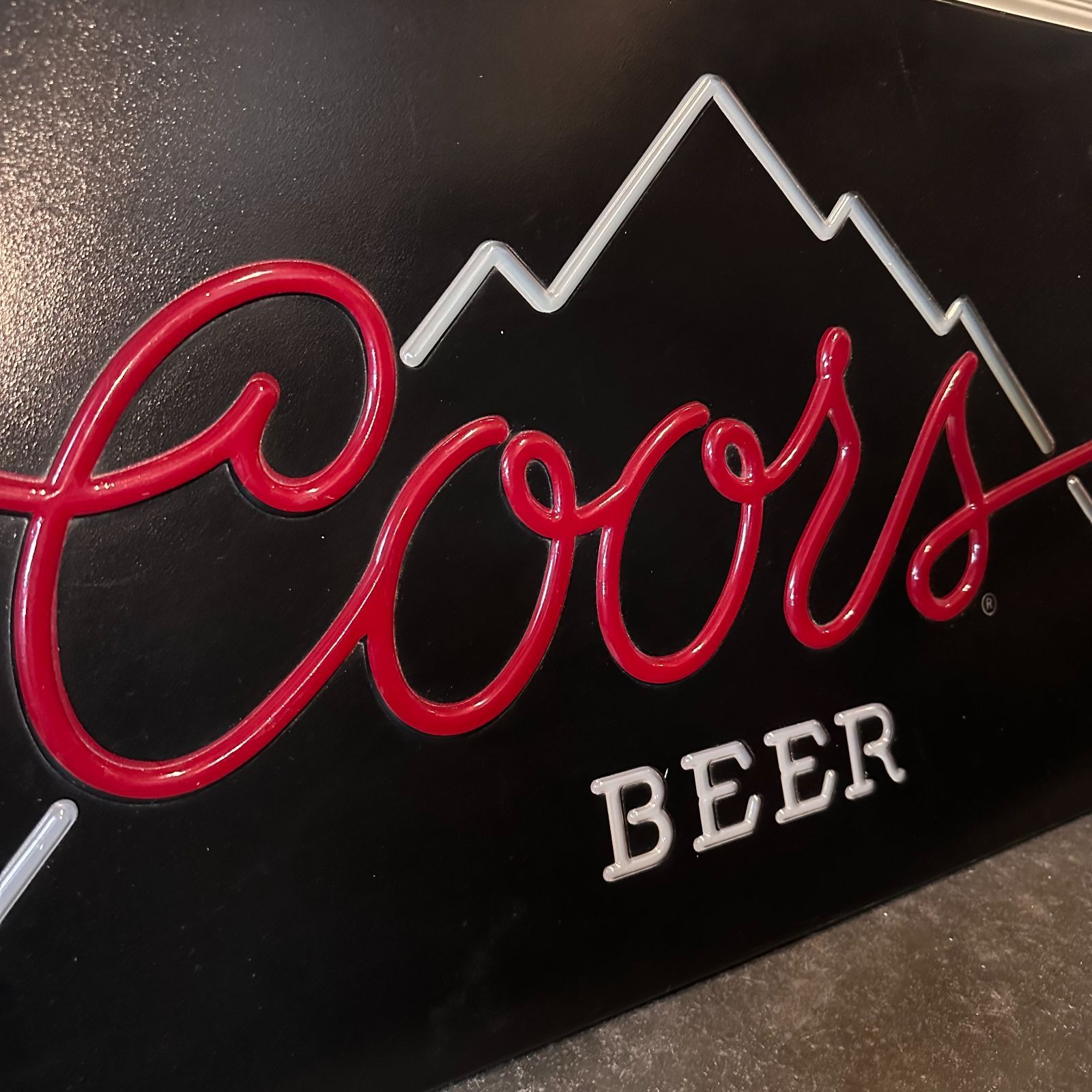 Coors Lighted Sign クアーズビールライトサイン - メルカリ