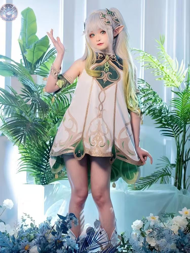 原神 コスプレ ナヒーダ 小吉祥草王 M サイズ　衣装　ウィッグ付 原神 コスプレ ナヒーダ 小吉祥草王 M サイズ 衣装 ウィッグ付