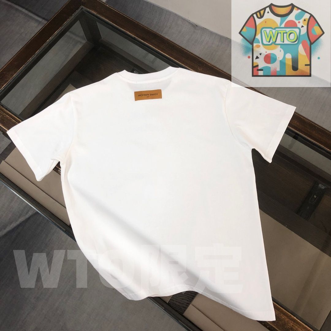 本日限定特価】Louis Vuitton クルーネックTシャツ - 高品質