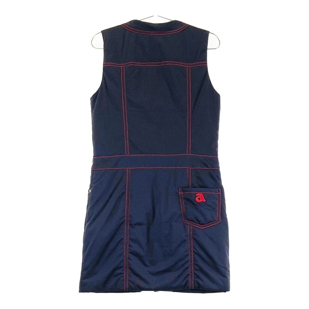 サイズ 36 ARCHIVIO アルチビオ 中綿 ジップワンピース ブラック系 240101487256 ゴルフウェア レディース ストスト