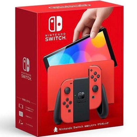 Nintendo Switch ニンテンドー スイッチ 本体 有機ELモデル ☆新品未使用 マリオレッド - メルカリ