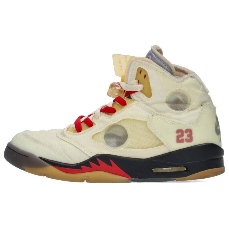 ナイキ オフホワイト AIR JORDAN 5 SAIL DH8565-100 エアジョーダン5セイルスニーカー メンズ 28cm 【4/25～  フォロワー限定クーポン配信】 - メルカリ