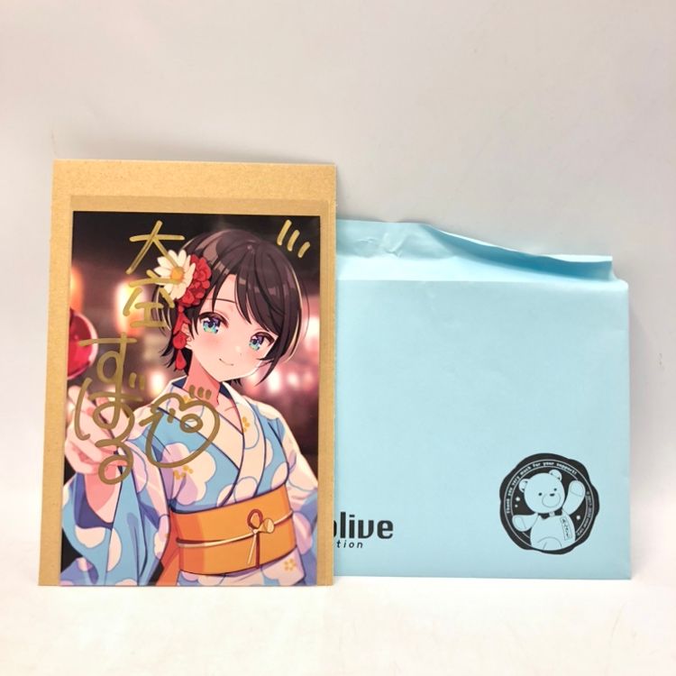 大空すばる 直筆サイン ホロライブ pストア 缶バッジ 大空スバル 直筆