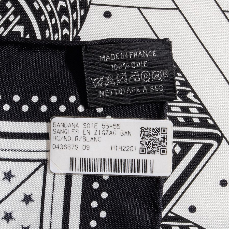 【大人の可愛さ】◆HERMES◆ クラウディア ジグザグバンダナ HERMES エルメス カレ55 Sangles en Zigzag bandana ジグザグの