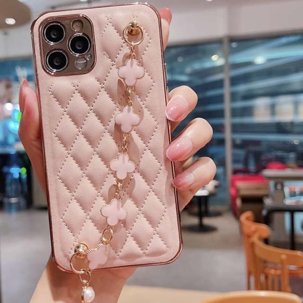 【人気商品】手作り iPhone 13 13pro 13promax ケースブレスレットラムスキン保護カバー ス Strings シンプル 人気 マトラッセ キルティングケース!ダイヤモンド格子ソフトケース iPhone12 12pro 12promax 