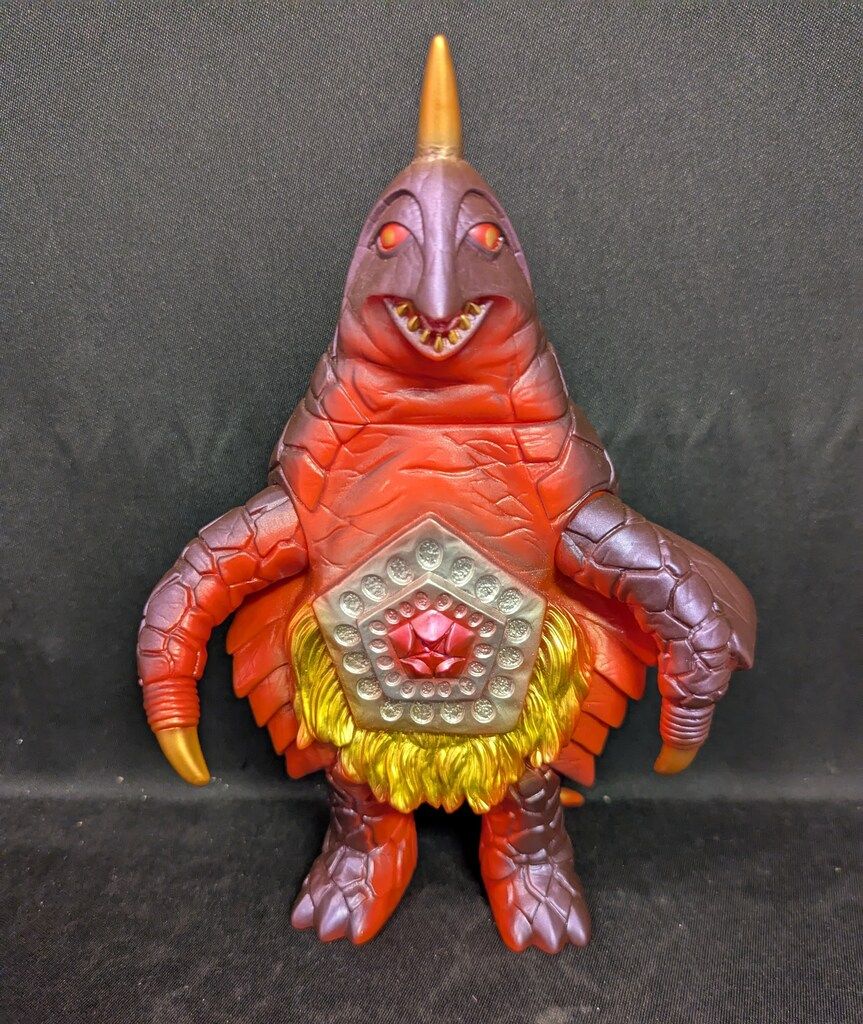 やまなや 怪獣郷|ウルトラマンタロウ ベムスター改造 オレンジ成型