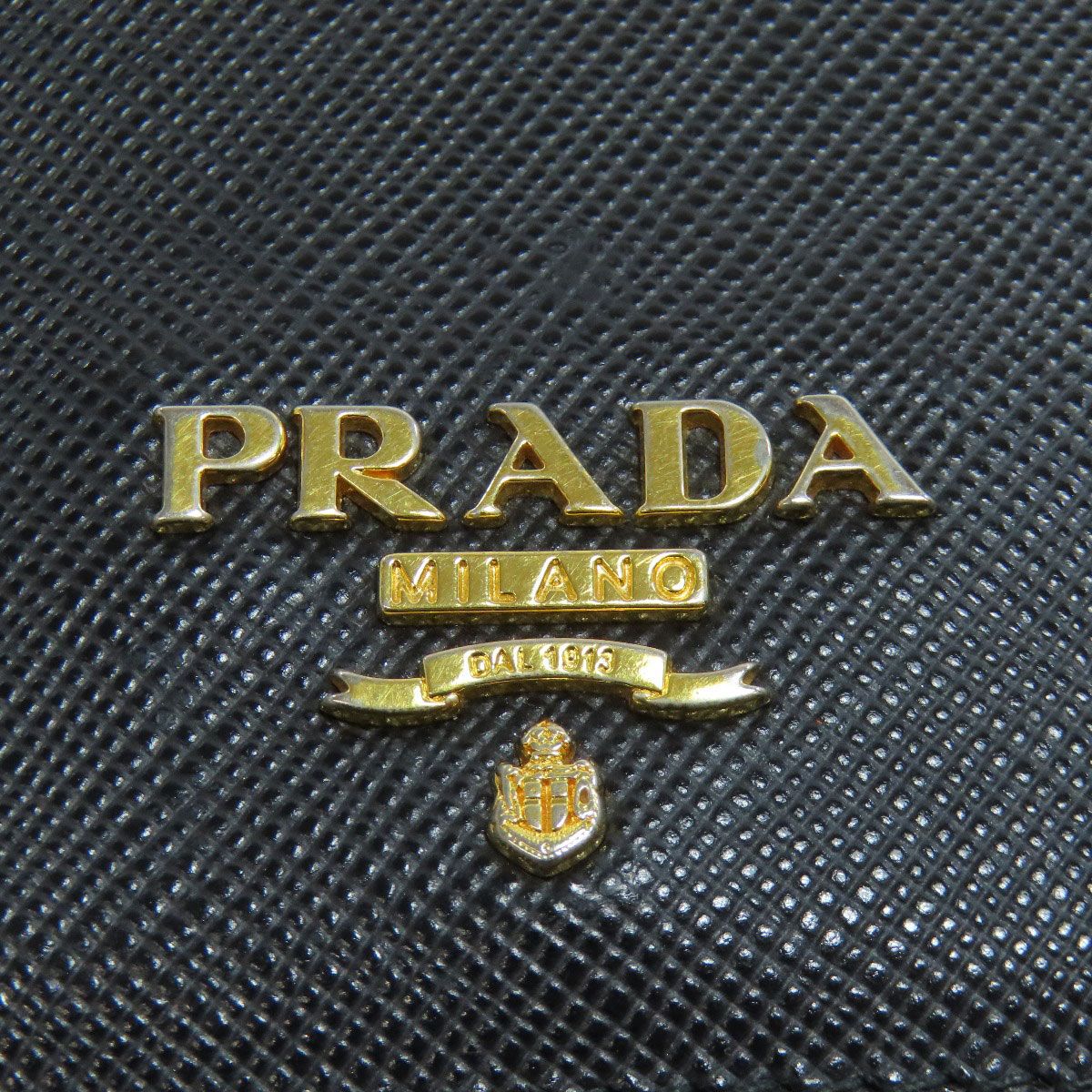 PRADA プラダ ロゴ カードケース サフィアーノ レディース [中古] 