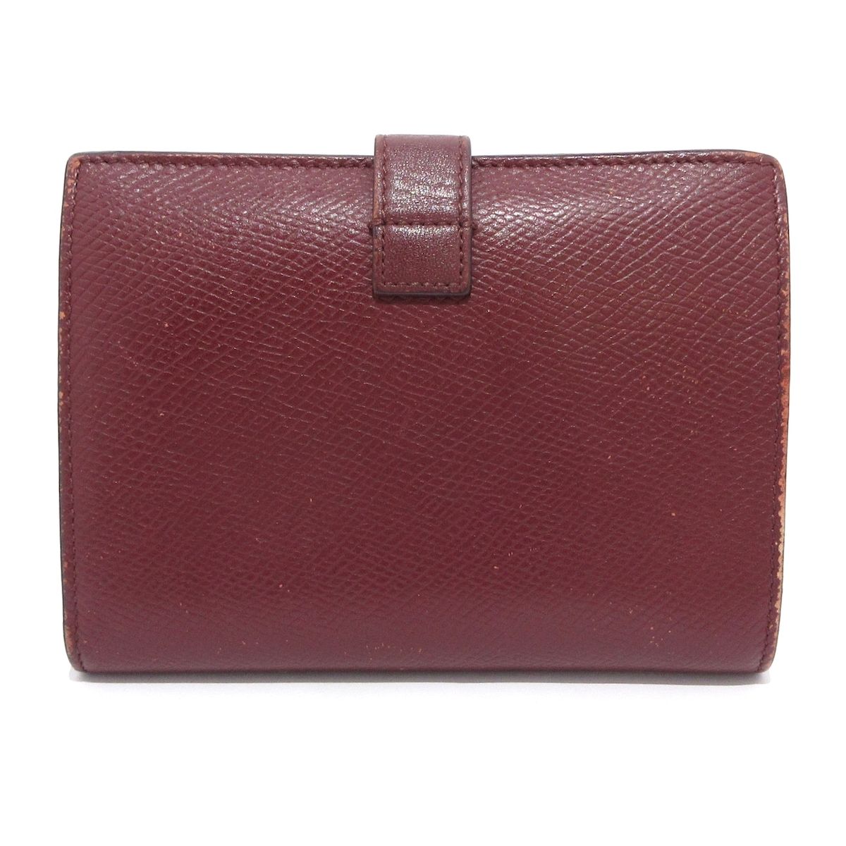 ✨極美品✨CELINE　二つ折り　折り財布　ミディアム　ストラップウォレット TRIOMPHE セリーヌ （CELINE） ミディアム ストラップウォレット ニノ