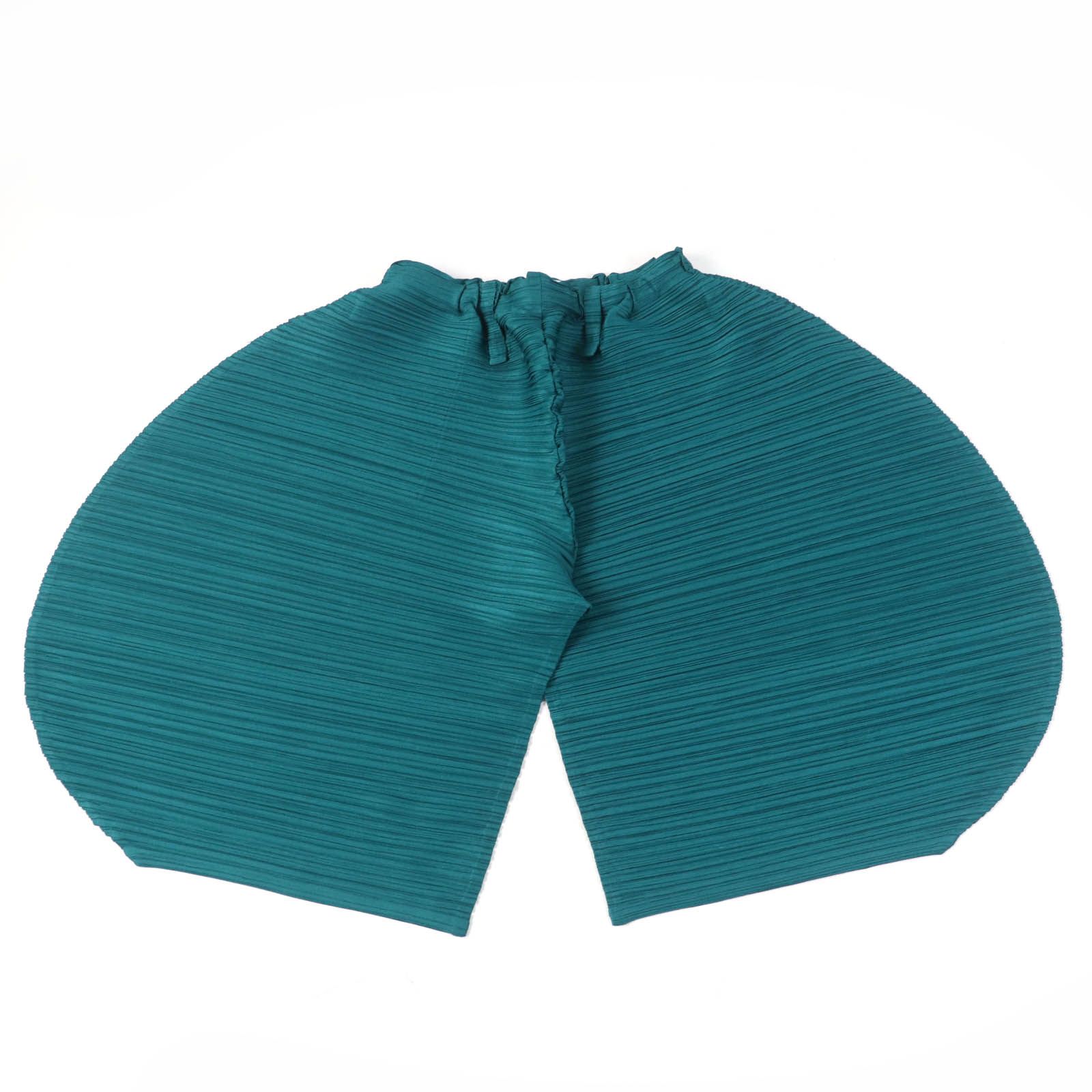 プリーツプリーズ PLEATS PLEASE 変型サルエルパンツ ベージュ