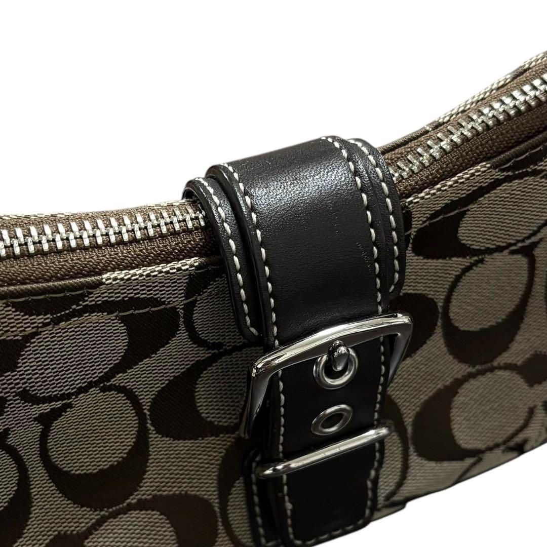美品 COACH コーチ ハンドバッグ アクセサリーポーチ ソーホー
