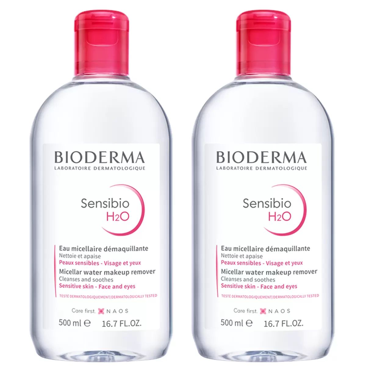 新品未使用　ビオデルマ H2O クレンジングウォーター 500ml 2本セット