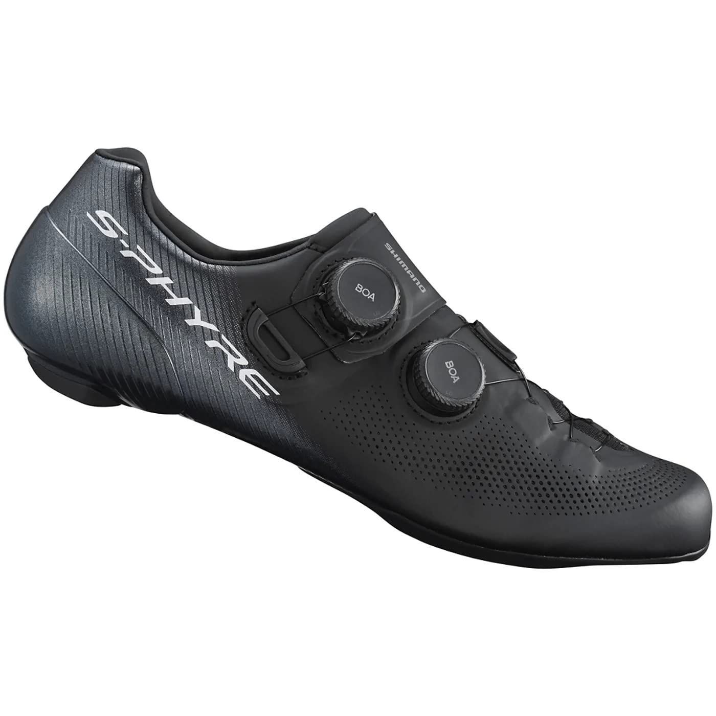 ブラック_41(25.8cm)_ワイドサイズ シマノ(SHIMANO) サイクリングシューズ SH-RC903 S-PHYRE ブラック41.0(25.8cm)ワイドSPD-SL