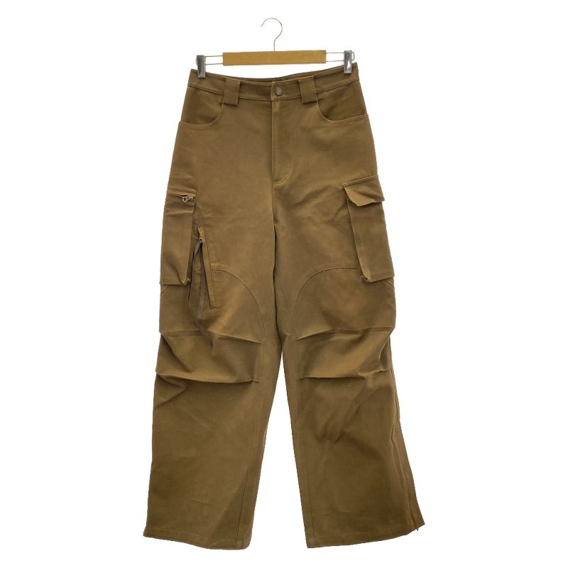 中古】Fax Copy Express Slit-hem カーゴパンツ サイズL ブラウン 