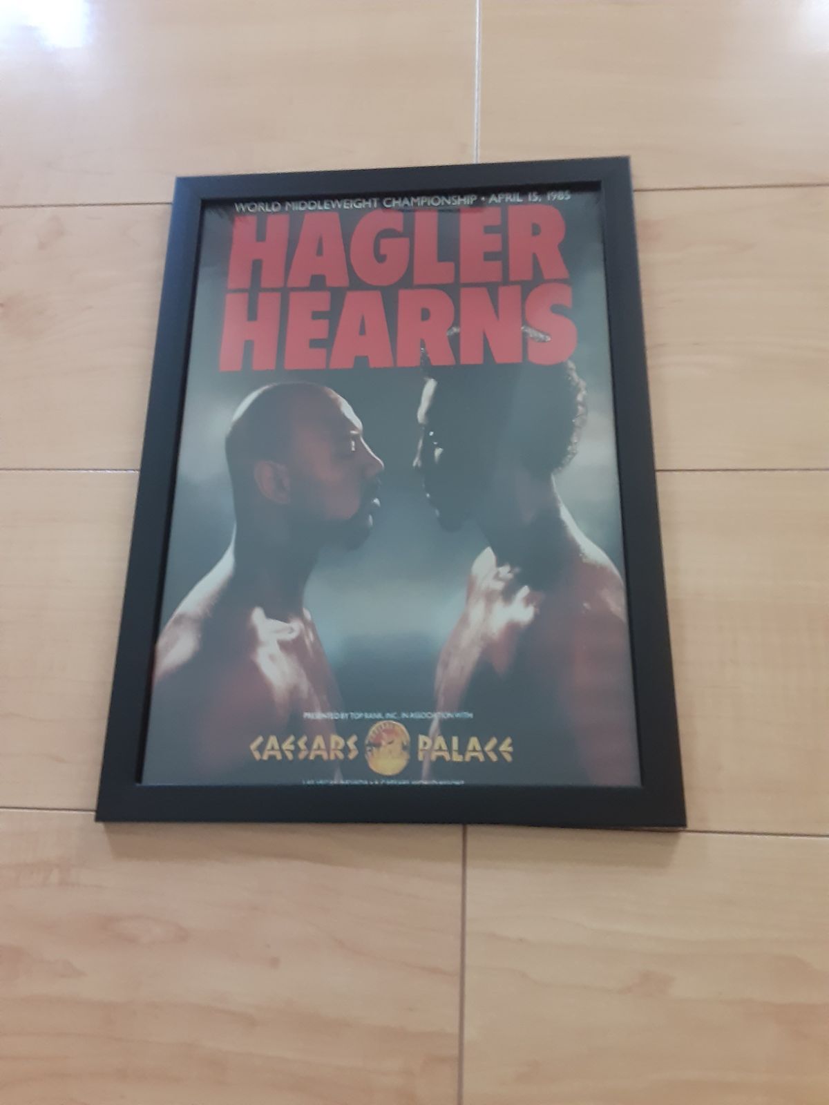 Thomas Hearms トーマス・ハーンズ ヒットマン Marvelous Marvin Hagler ボクサー ポスター フレームディスプレイ  - メルカリ