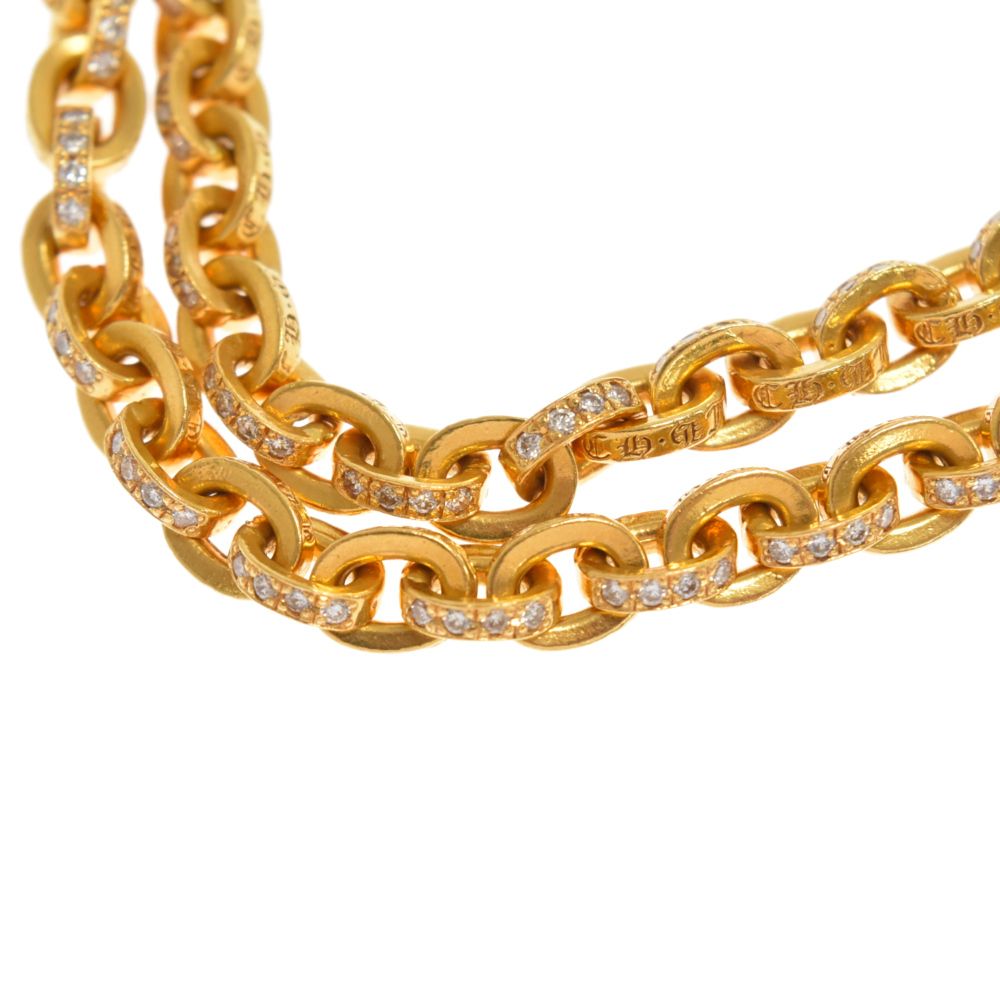 CHROME HEARTS (クロムハーツ) 22K PAPER CHAIN P/D 18/ペーパー