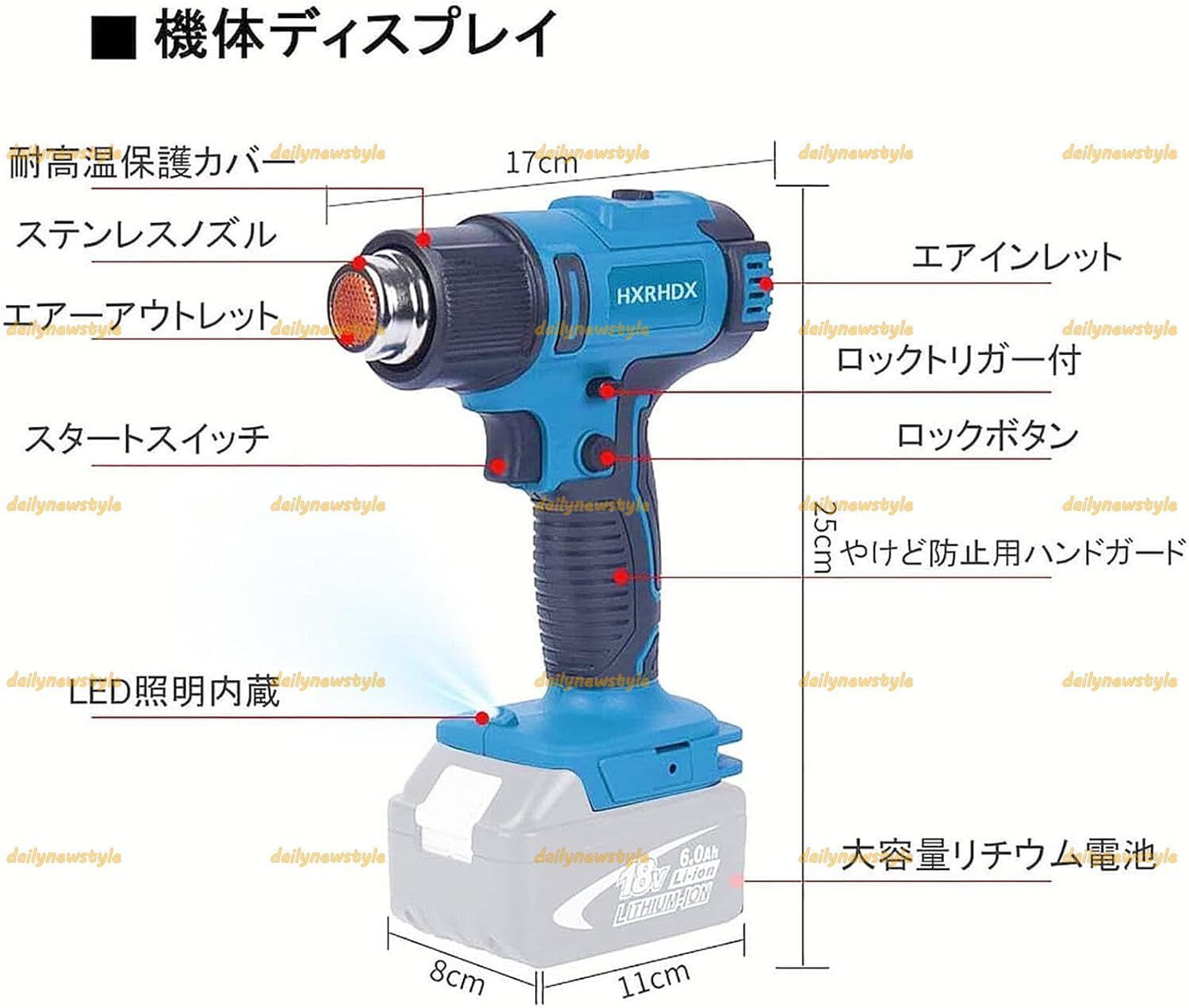 熱風機