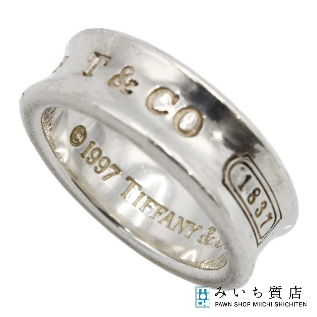 Tiffany & Co. ナローリング サイズ13.5号 廃盤】13 5号 ティファニー ナロー チタン シルバー リング