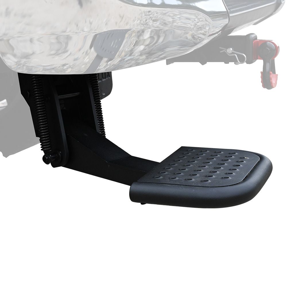 ハイラックス レボ GUN125 前期 後期 Z X Z Black Rally Edition 収納タイプ リアステップ ブラック バックステップ T-STEP カスタム ドレスアップ ハイラックスレボ リア ステップ ベッドステップ