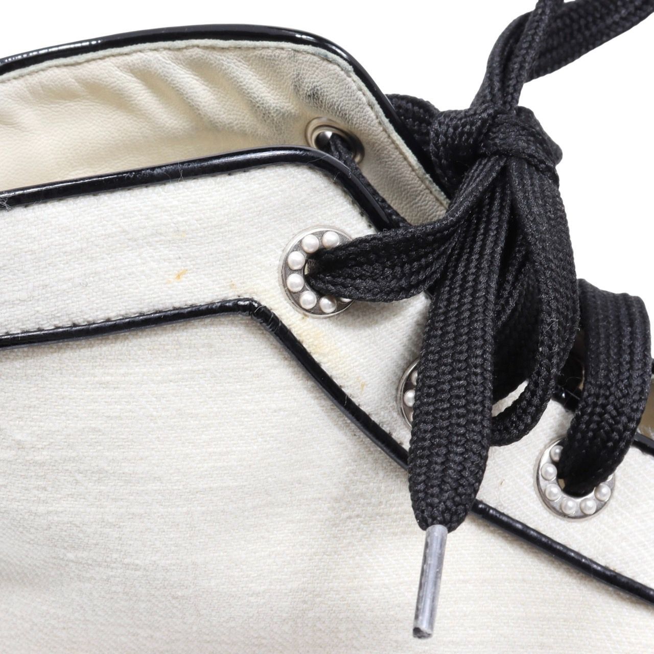 CHANEL シャネル ココマーク ハイカットスニーカー キャンバス ラバー 